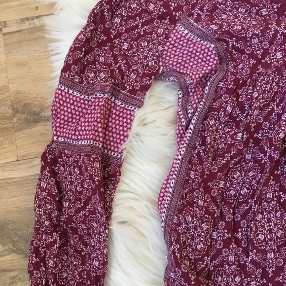 American eagle high low tribal patterned shirt - Picture 3 of 3